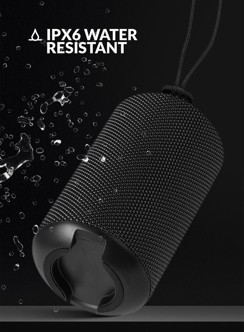 إيفولي مكبر صوت بلوتوث لاسلكي مقاوم للماء للاستخدام الداخلي والخارجي مع ميكروفون مدمج بقوة 10 وات - Image 5