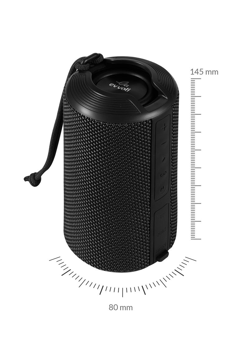 إيفولي مكبر صوت بلوتوث لاسلكي مقاوم للماء للاستخدام الداخلي والخارجي مع ميكروفون مدمج بقوة 10 وات - Image 2