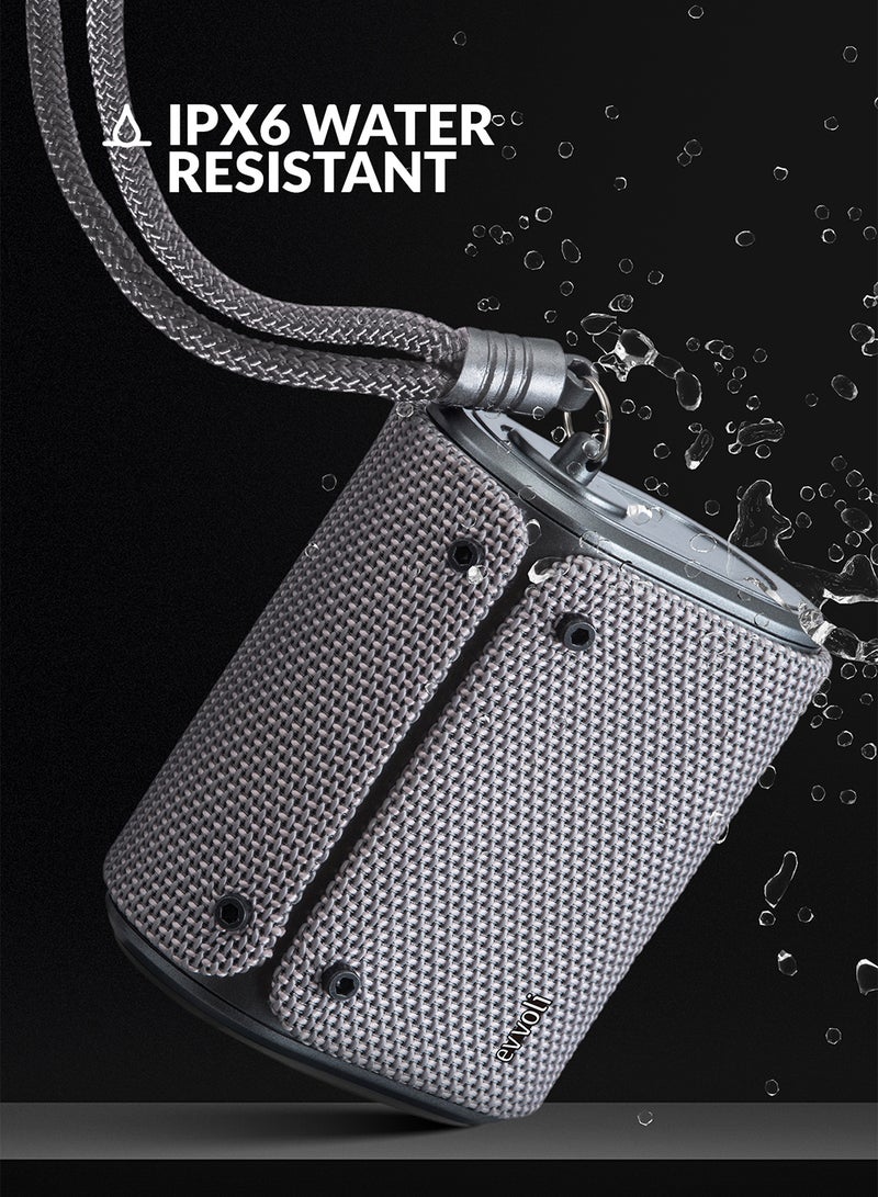 إيفولي سماعة بلوتوث لاسلكية مقاومة للماء لمدة 4 ساعات بقدرة 5 وات من evvoli - Image 5