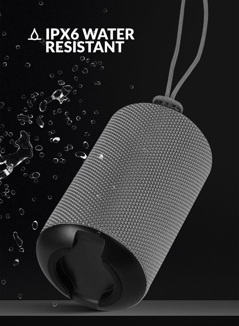 إيفولي مكبر صوت بلوتوث لاسلكي مقاوم للماء للاستخدام الداخلي والخارجي مع ميكروفون مدمج بقوة 10 وات - Image 5