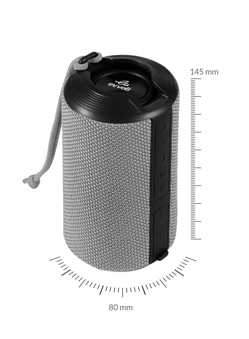 إيفولي مكبر صوت بلوتوث لاسلكي مقاوم للماء للاستخدام الداخلي والخارجي مع ميكروفون مدمج بقوة 10 وات - Image 2