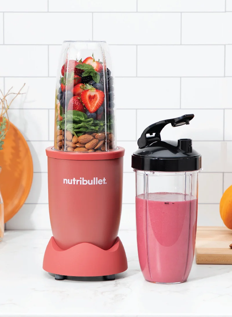nutribullet 9 Piece Accessories, Multi-Function High Speed Blender, Mixer System with Nutrient Extractor, Smoothie Maker 700 ml 900 W NB9-1212ABG All Burgundy