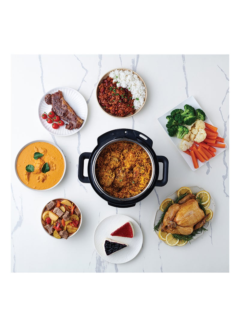 nutricook - Aluminium Smart Pot 2 Prime 9 Appliances In 1 Pressure Cooker/Sauté Pot/Slow Cooker/Rice Cooker/Cake Maker/Steamer/Yogurt Maker And Food Warmer 6 L 1000 W SP204P Silver - Image 1