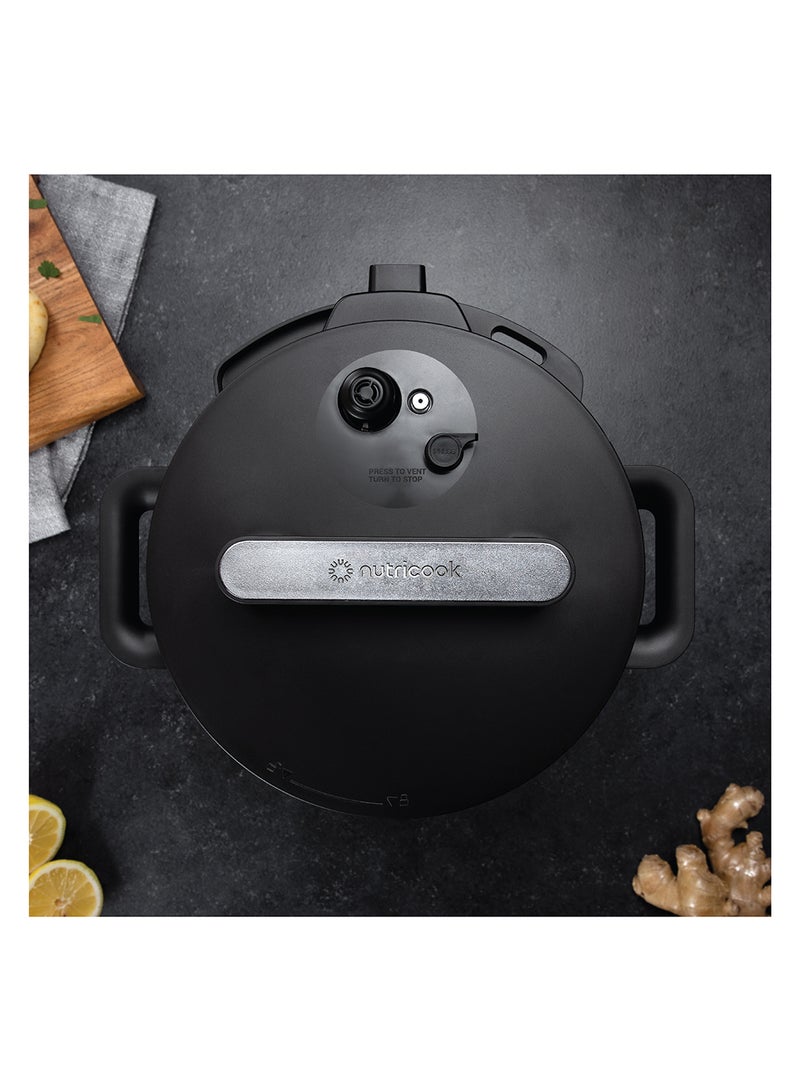 nutricook - Aluminium Smart Pot 2 Prime 9 Appliances In 1 Pressure Cooker/Sauté Pot/Slow Cooker/Rice Cooker/Cake Maker/Steamer/Yogurt Maker And Food Warmer 6 L 1000 W SP204P Silver - Image 1