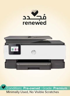 HP Renewed - OfficeJet Pro 8023 All-in-One Printer Wireless, Print, Scan, Copy, Fax Black/White  - Image 1