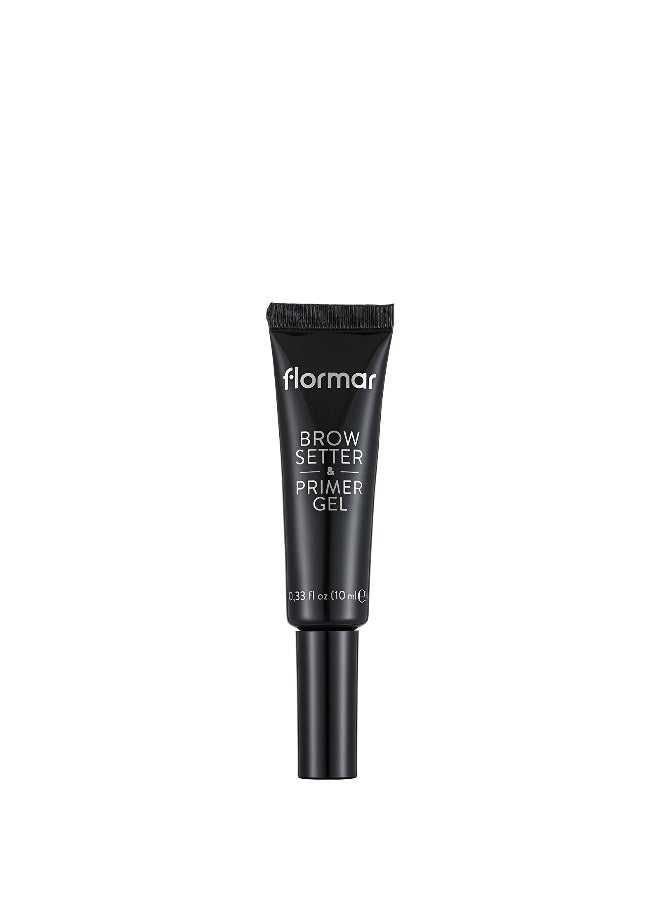 flormar Brow Setter Primer Gel – Smudge-Resistant, Long-Wear, Brush Design Clear - Image 1