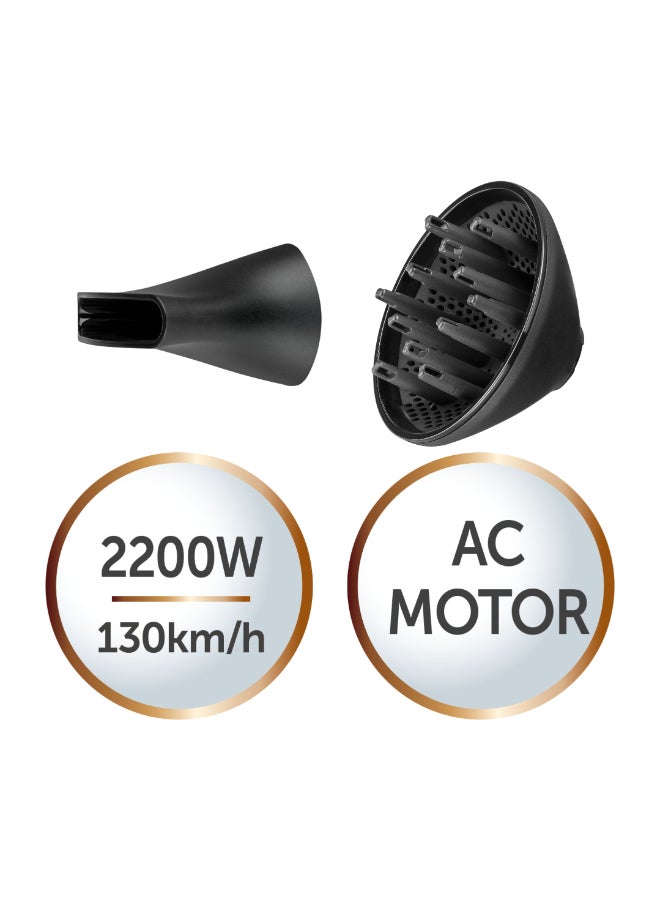 REMINGTON Supercare Pro 2200 Ac Hair Dryer REAC7200 939grams  - Image 5
