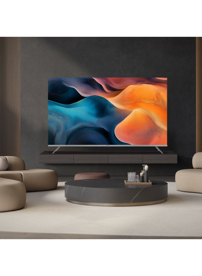 هاير - تلفزيون 55 بوصة - 4K - HQLED-HDR UHD GOOGLE TV - ريموت ماجيك - ريسيفر داخلي - موديل 2023 H55P751UX أسود H55P751UX أسود - Image 1