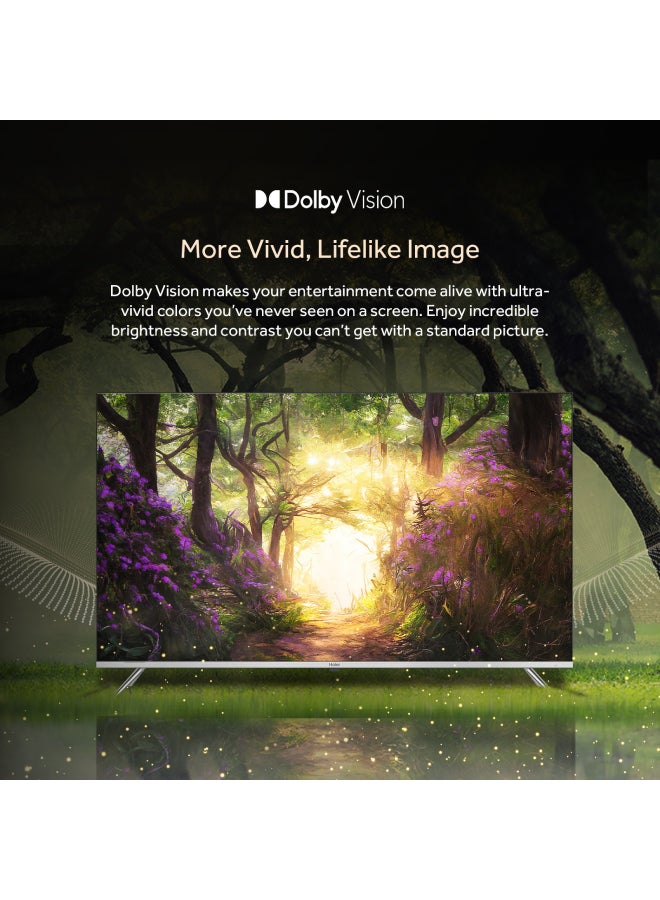 هاير - تلفزيون 55 بوصة - 4K - HQLED-HDR UHD GOOGLE TV - ريموت ماجيك - ريسيفر داخلي - موديل 2023 H55P751UX أسود H55P751UX أسود - Image 1