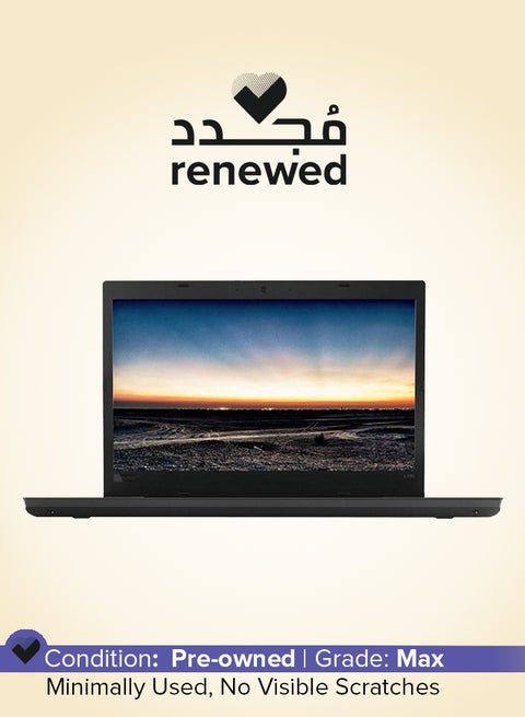 Renewed - Thinkpad L480 Business Laptop With 14-Inch HD Display,Intel Core i3/8th Gen/8GB DDR4 RAM/256GB SSD/Windows 10 Pro English Black
