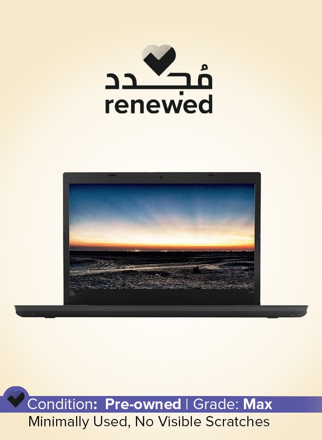 Lenovo - Renewed - Thinkpad L480 Business Laptop With 14-Inch HD Display,Intel Core i3/8th Gen/8GB DDR4 RAM/256GB SSD/Windows 10 Pro English Black - Image 1
