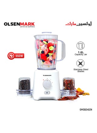 3-In-1 Juicer Blender Chopper Set 1.6 L 550 W OMSB2402J White - pnsku/N53389355A/45/_/1695540674/7030c191-c953-4b1a-b30b-ed7fa6eb4f16