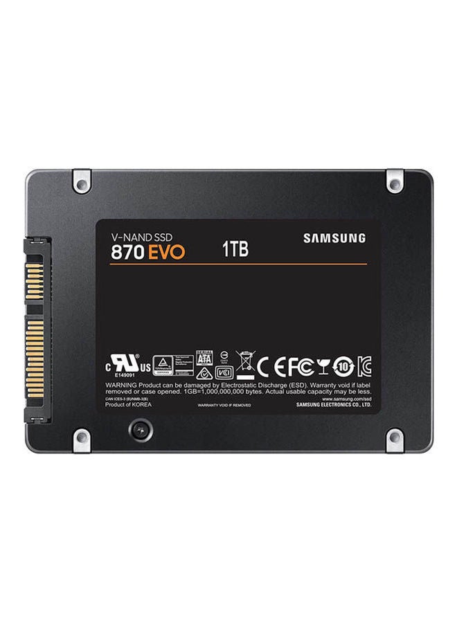 سامسونج هارد SSD 870 ايفو 1 تيرابايت الشكل 2.5 بوصة كتابة تربو ذكية برنامج التشغيل ماجيشان 6 هارد SSD داخلي 1 TB - Image 2