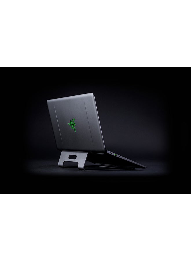RAZER - Razer Laptop Stand RC21, Ergonomic Design with 18 degree inclanation, Designed for 15 inch laptops, Anodized Aluminum Construction - Black - Image 1