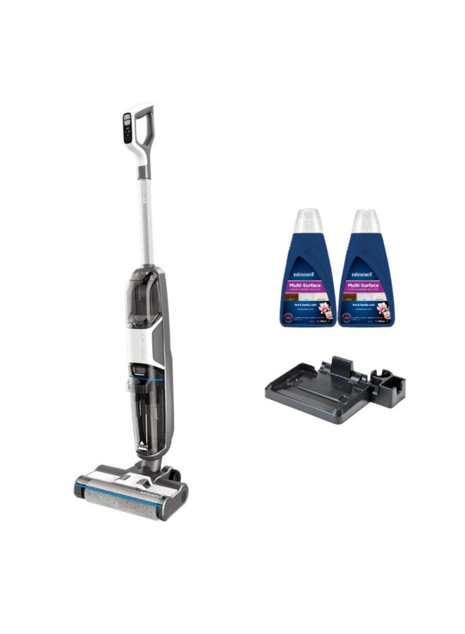 Bissell Crosswave Hf3 3598E Cordless Wet & Dry Vacuum Cleaner For Hard Floor & Multi-Surfaces, Powerful Suction For Messes, Hair & Stains | 2-Year Warranty 220 W 3598E Silver - Image 1