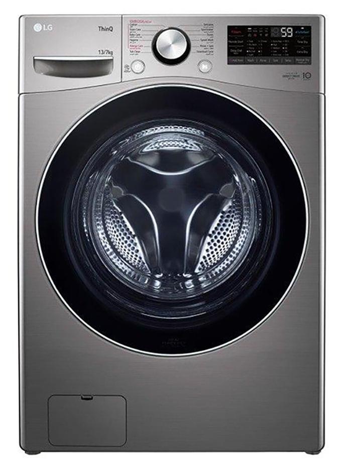 LG Front Load Washer Dryer, Washer Capacity 13 KG, Dryer Capacity 7 KG, 13.7 kg WS1308XMT Stone Silver - Image 1
