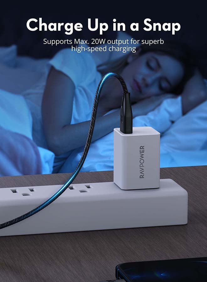 راف باور كابل شحن USB-A إلى Lightning بطول 1.2 متر - Image 4