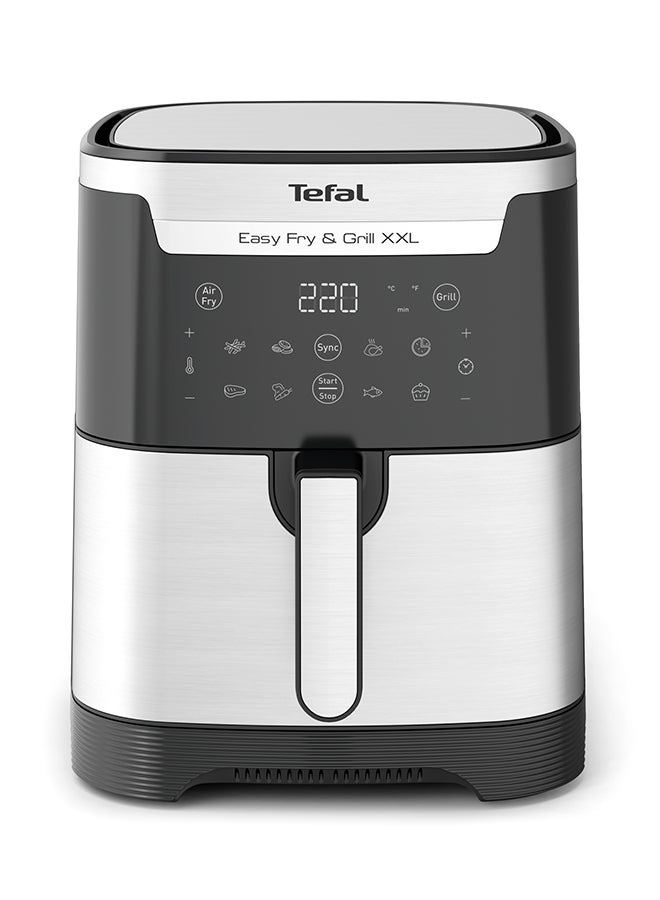 Tefal - Air fryer | Easy Fry & Grill 2-in-1 Airfryer and Grill |Digital | XXL | Flexcook Divider for Dual Cooking 6.5 L 1830 W EY801D27 Black / stainless steel - Image 1
