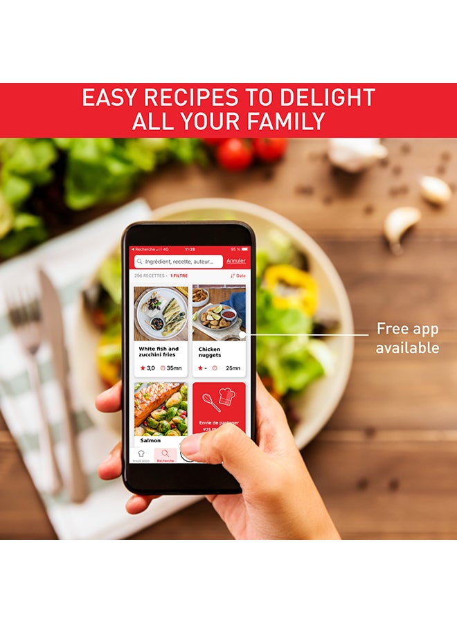 Tefal - Air fryer | Easy Fry & Grill 2-in-1 Airfryer and Grill |Digital | XXL | Flexcook Divider for Dual Cooking 6.5 L 1830 W EY801D27 Black / stainless steel - Image 1