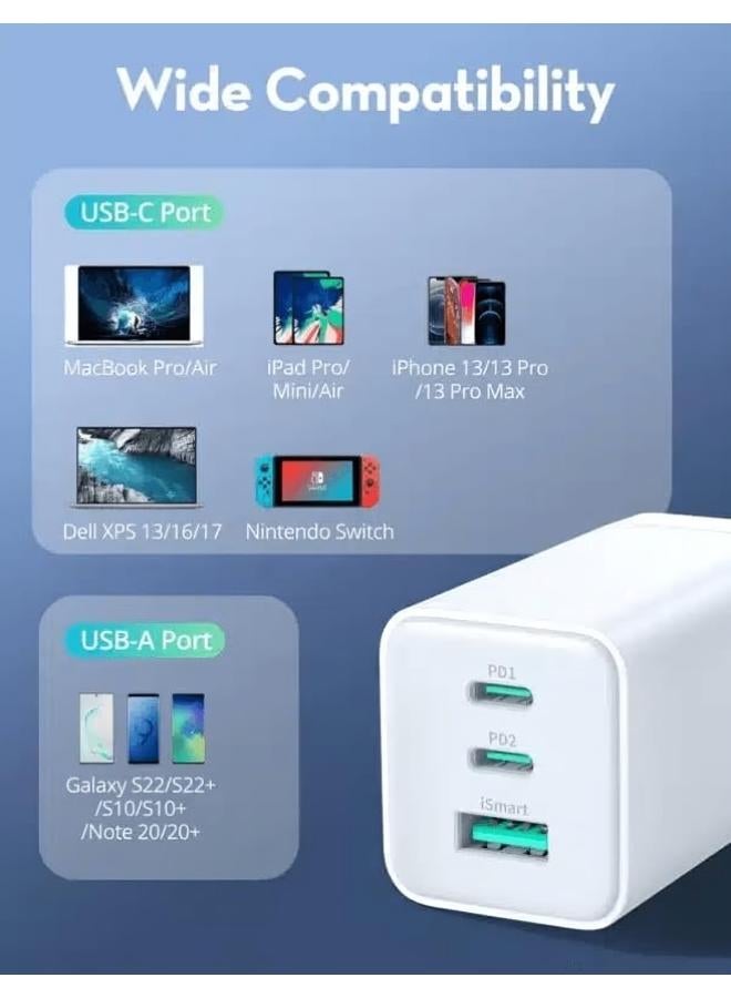 RAVPOWER Wall Charger 1A2C GaN PD 65W White - Image 2