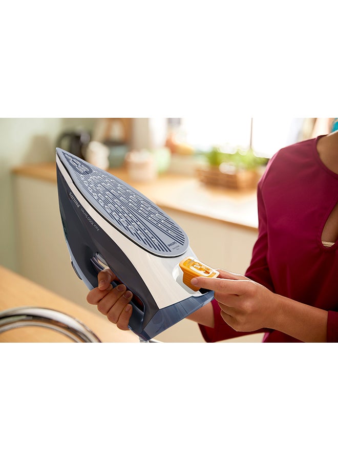 Philips - Steam Iron 7000 Series - 50g/min Continuous Steam, 250g Steam Boost, SteamGlide Plus Soleplate, Auto-Off, Vertical Steam, 2800 W DST7030/26 Dark Blue - Image 1