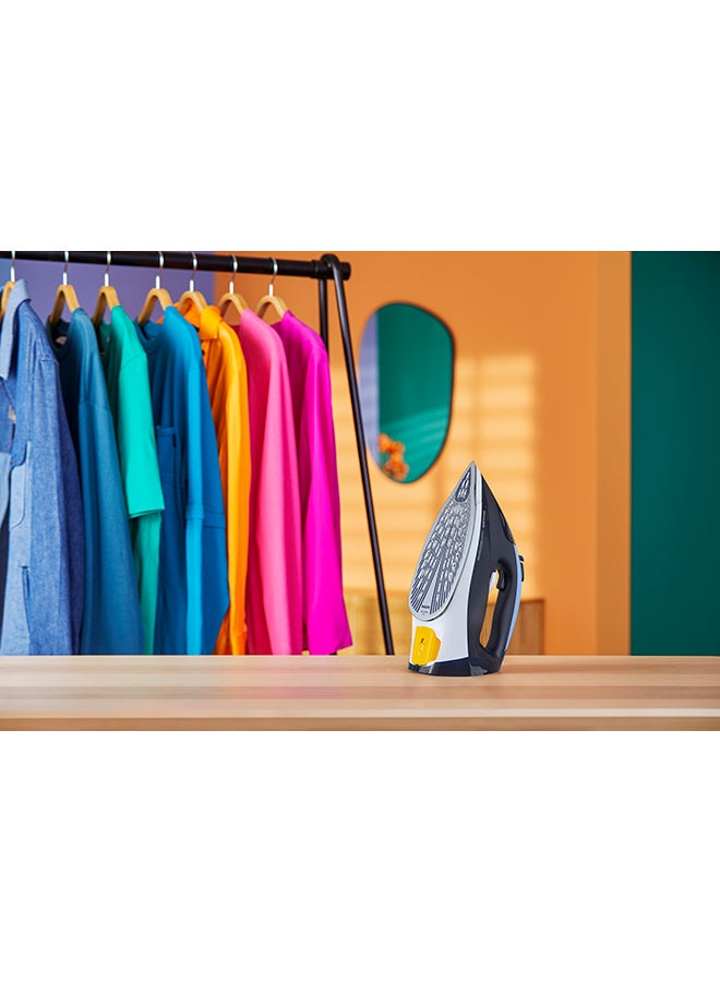 Philips - Steam Iron 7000 Series - 50g/min Continuous Steam, 250g Steam Boost, SteamGlide Plus Soleplate, Auto-Off, Vertical Steam, 2800 W DST7030/26 Dark Blue - Image 1