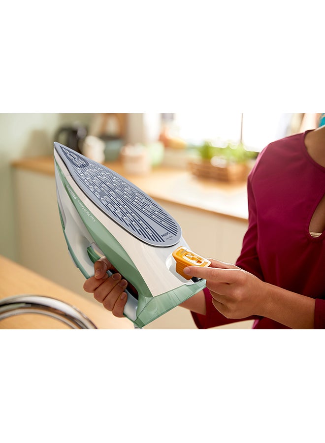 Philips - Steam Iron 7000 Series - 45g/min Continuous Steam, 220g Steam Boost, SteamGlide Plus Soleplate, 300 ml 2600 W DST7012/76 Desert Green/Grey - Image 1