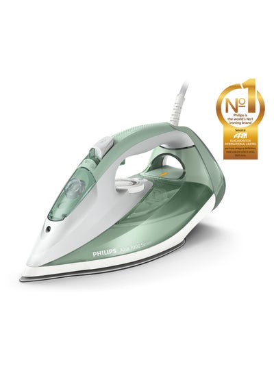 Philips 7000 Series HV Steam Iron - 2600W, SteamGlide Plus Soleplate, 220 g Steam Boost, 45 g Continuous Steam, Desert Green/Grey - DST7012/76 300 ml 2600 W DST7012/76 Desert Green/Grey