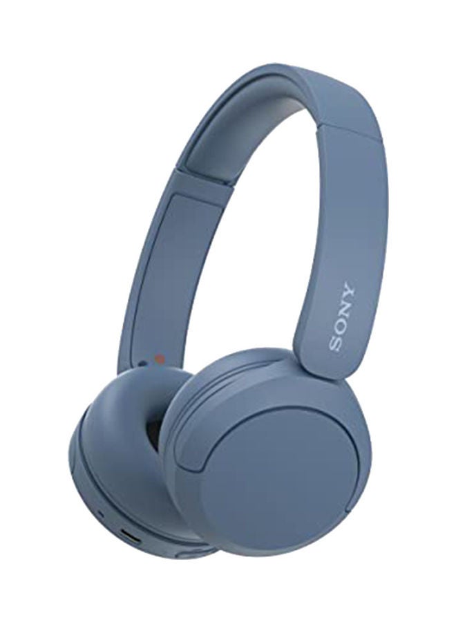 Sony WH-CH520 Wireless Bluetooth On Ear With Mic For Phone Call Blue - Image 1