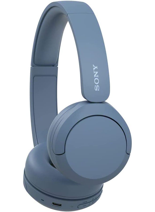 Sony WH-CH520 Wireless Bluetooth On Ear With Mic For Phone Call Blue - Image 4
