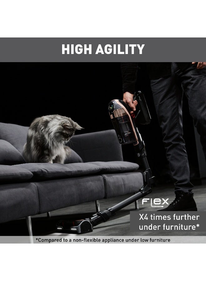 تيفال X-فورس فليكس 15.60 مكنسة عصا لاسلكية بقدرة 230.0 واط TY99F1HO باللون الأسود والنحاسي 230 W TY99F1HO - Image 5