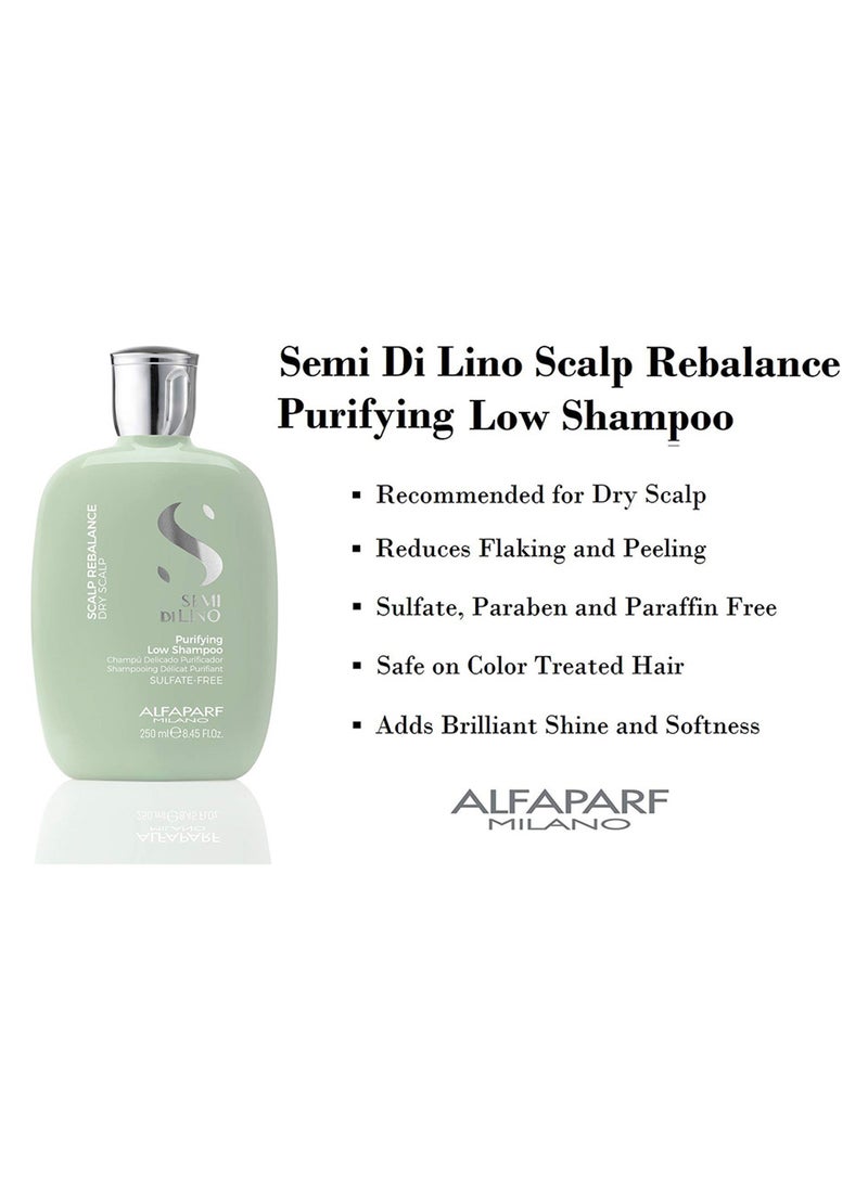 ALFAPARF Milano Semi Di Lino Scalp Rebalance Shampoo For Dry and Oily Sulfate-Free  - Image 5