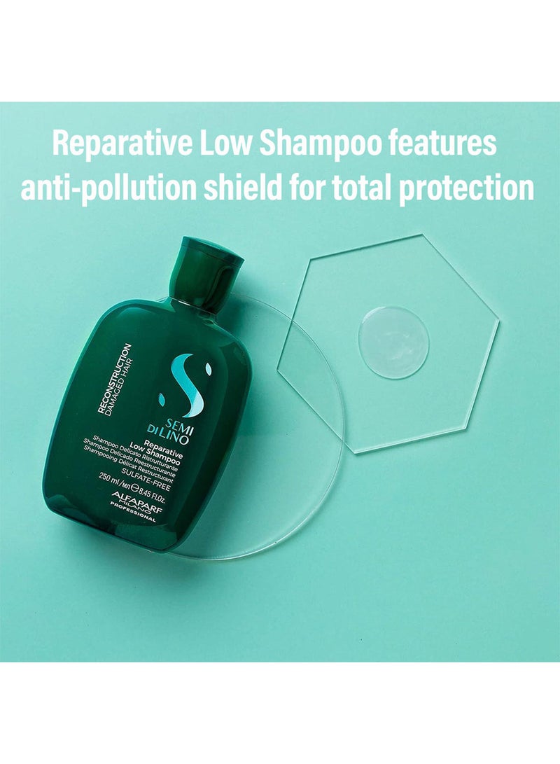 ALFAPARF - Semi Di Lino Reconstruction Reparative Low Shampoo (Damaged Hair) 250ml - Image 1