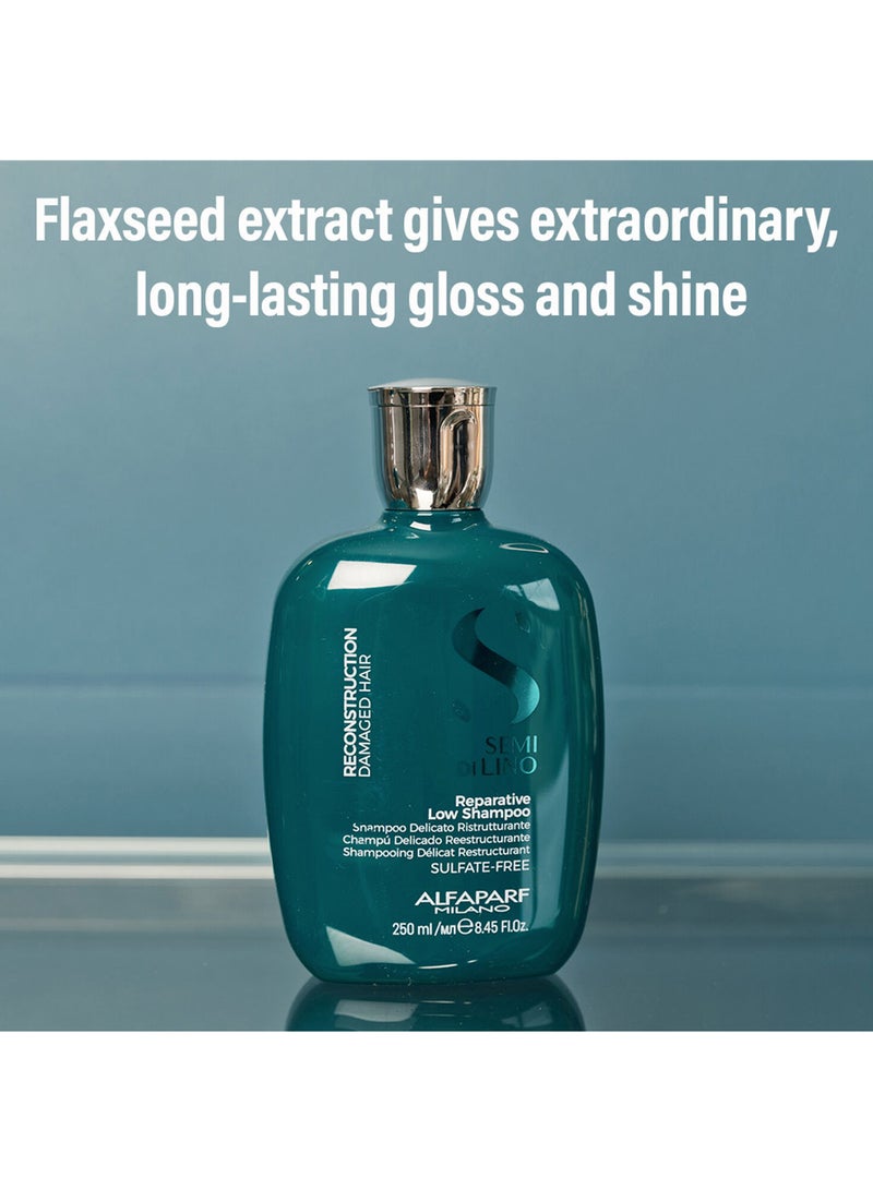 ALFAPARF - Semi Di Lino Reconstruction Reparative Low Shampoo (Damaged Hair) 250ml - Image 1