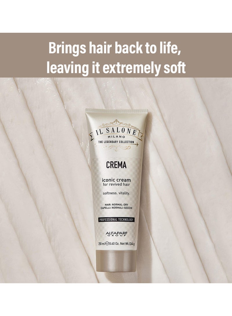 ALFAPARF Il Salone Milano Professional Iconic Cream Mask for Normal to Dry Hair 250ml - Image 4