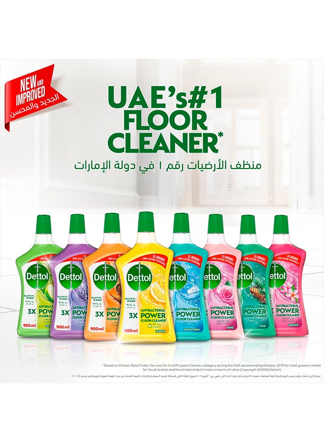 Dettol - Lemon Healthy Floor Cleaner Pack of 2 900ml - Image 1