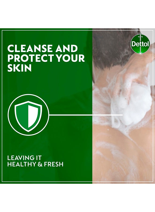 ديتول صابون استحمام مضاد للبكتيريا برائحة النعناع والأوكالبتوس عبوة من 4 - Image 3