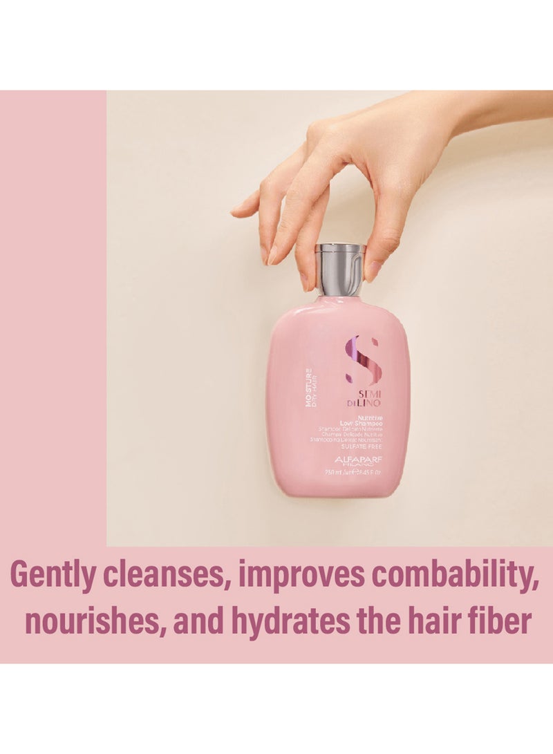 ALFAPARF Milano Semi di Lino Moisture Nutritive Low Shampoo, 250 ml  - Image 3