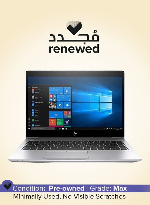 Renewed - EliteBook 840 G6 Laptop With 14 Inch FHD Display,Intel Core i7 16GB DDR4 RAM/8th Generation/512GB SSD/Windows 10 Pro Silver