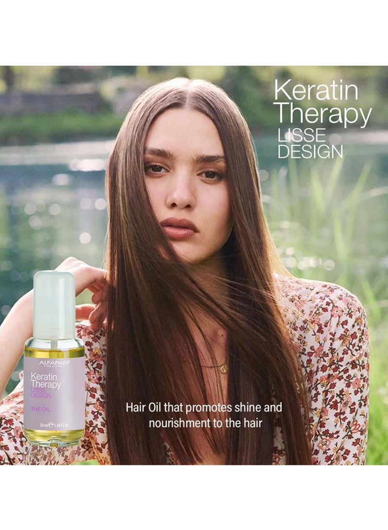 ALFAPARF Milano Keratin Therapy Lisse Design The Oil 50ml - Image 4