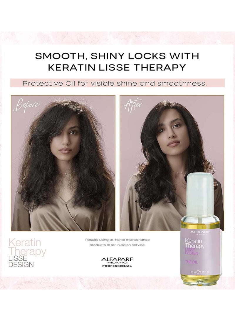ALFAPARF Milano Keratin Therapy Lisse Design The Oil 50ml - Image 2