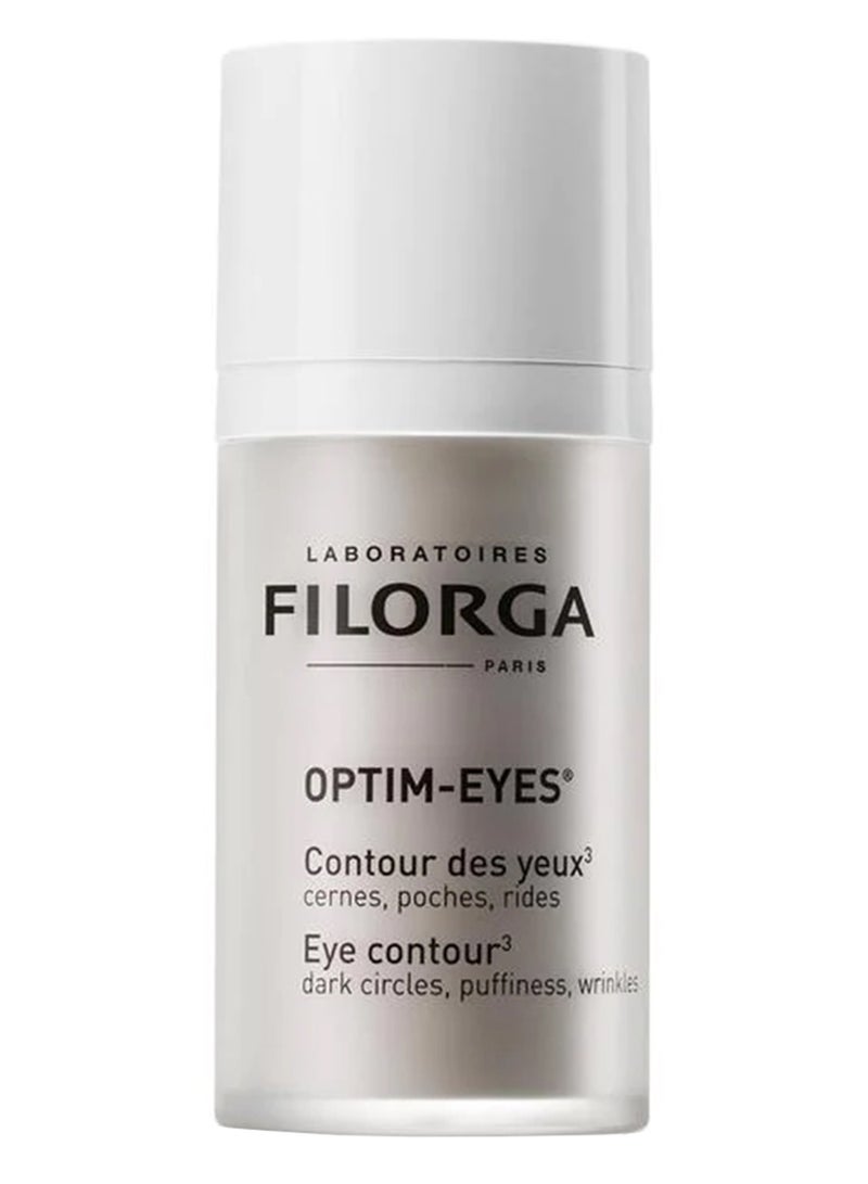FILORGA Optim Eyes Dark Circles Puffiness Wrinkles Eye Contour Cream 15ml  - Image 1
