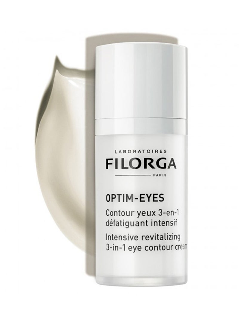 FILORGA Optim Eyes Dark Circles Puffiness Wrinkles Eye Contour Cream 15ml  - Image 5