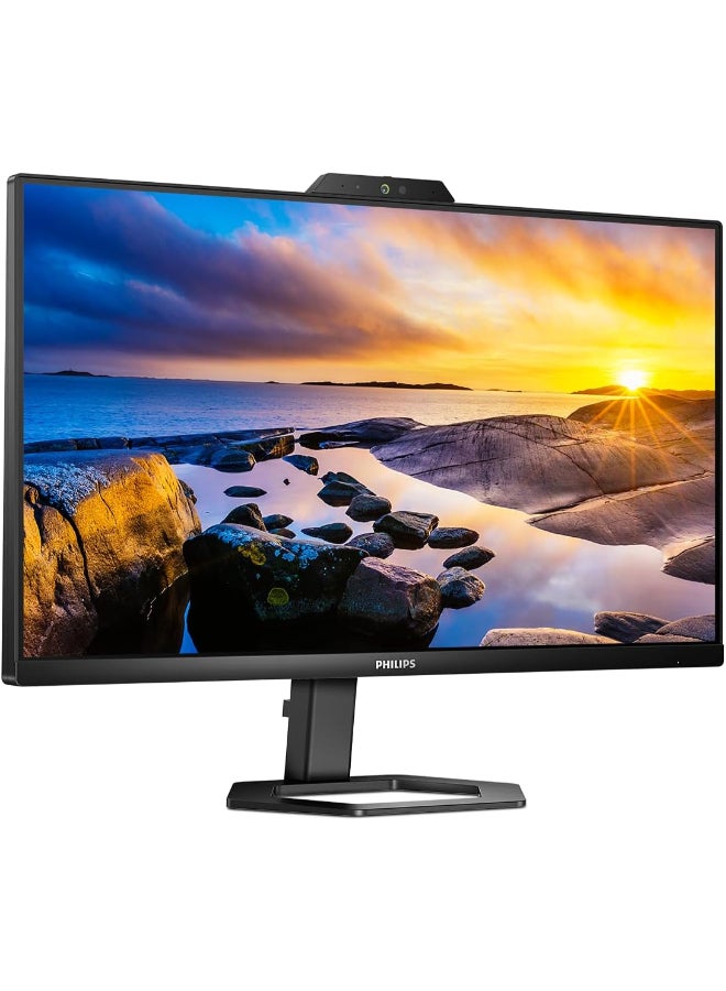 Philips 23.8 Inch 24E1N5300HE IPS Panel FHD Frameless Monitor With 5 MP Windows Hello Webcam 5W Speakers Noise Cancellation Microphone HDMI USB C Display Port USB 3.2x4 Black - Image 2