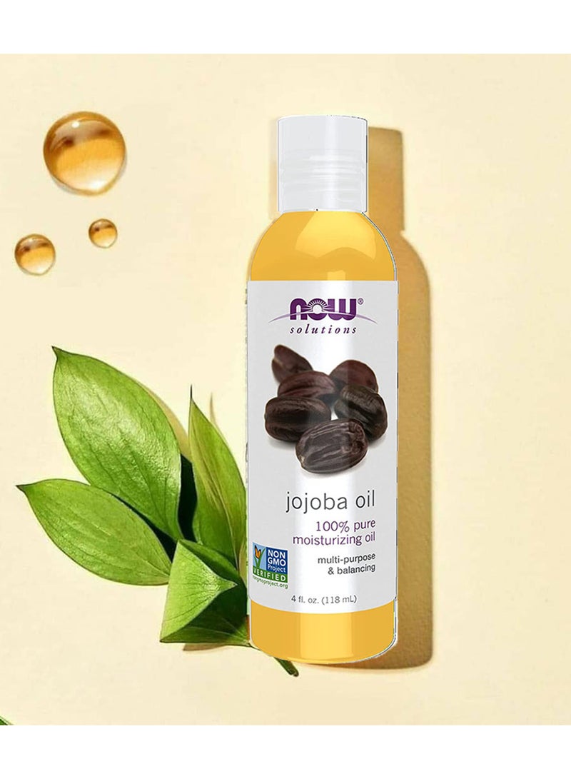 Now Foods - Organic Jojoba Oil 4 Ounce - Image 1