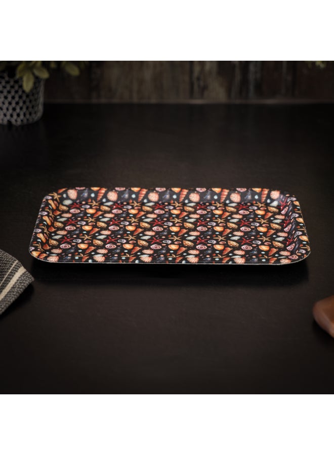 Royalford Royalford 31X21 CM Rectangular Leather Tray- RF11268| Elegant and Sleek Design with Durable and Long-Lasting Construction| Ideal for Serving Drink and as a Dcor Piece| Multi-Color Assorted Colour 31cm  - Image 5
