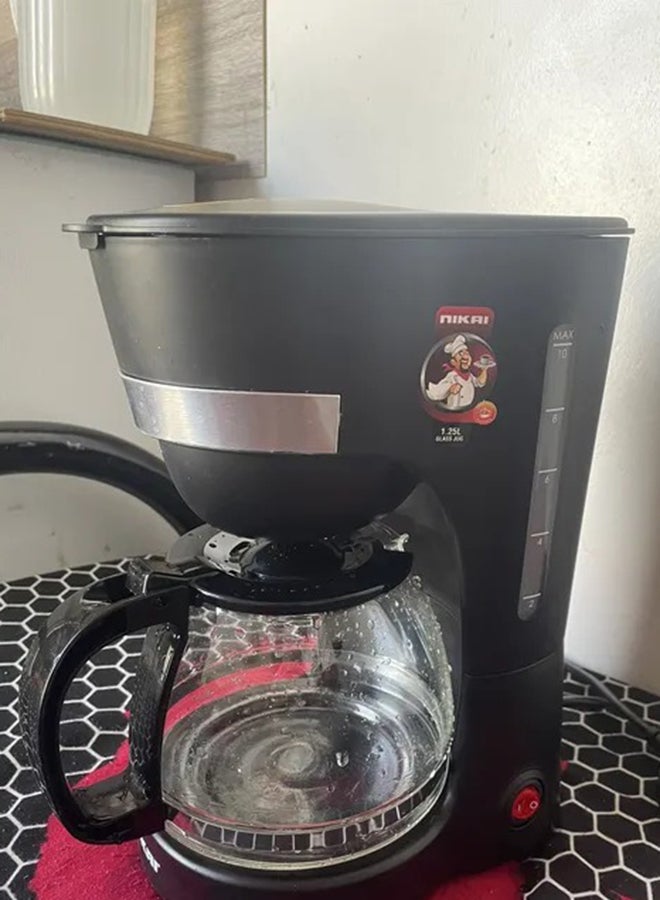 نيكاي ماكينة صنع القهوة 1.25 L 750 W NCM1210AX أسود - Image 3