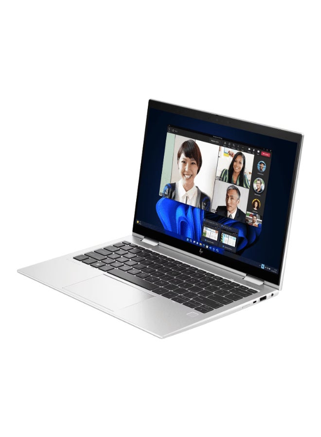 HP EliteBook x360 Laptop With 13.3 Inch Display, Core i7-1165G7 Processor/16GB RAM/256GB SSD/Intel Iris XE Graphics/Windows 10 Pro English Silver  - Image 4
