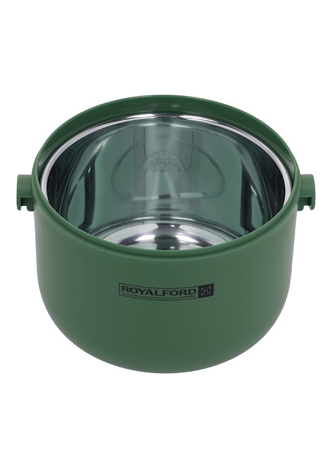 Single Layer Round Lunch Box Stainless Steel Inner Assorted Food Storage Container with Individual Compartments Durable Leak-Proof Eco-Friendly Green 16x2.8x4cm - pnsku/N53393312A/45/_/1725196123/8a016c8d-724e-4570-be77-ed921e5c64bb