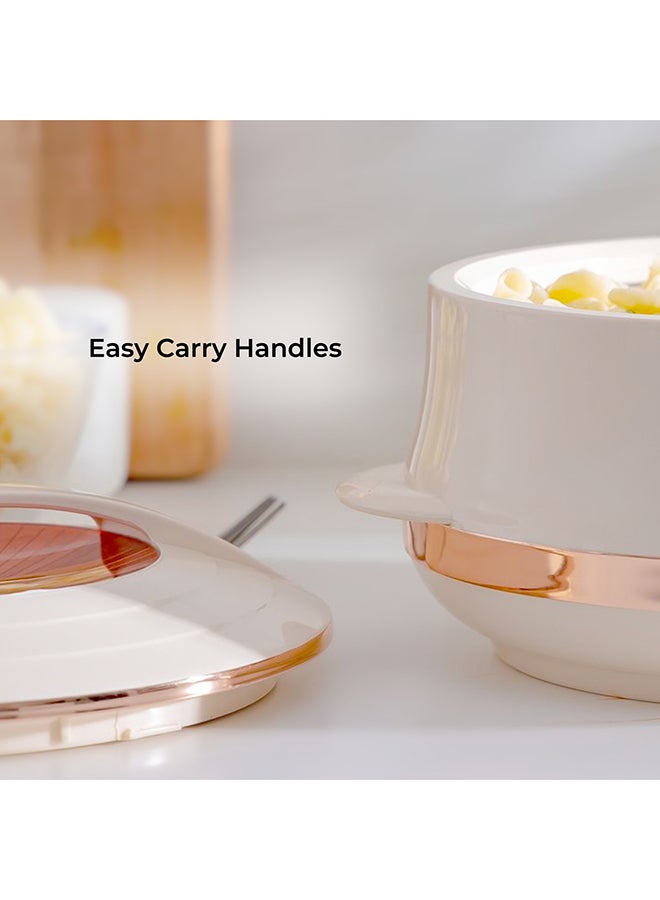 Royalford - Elite Gold Insulated Casserole stylish colour finish 3500ml - Image 1